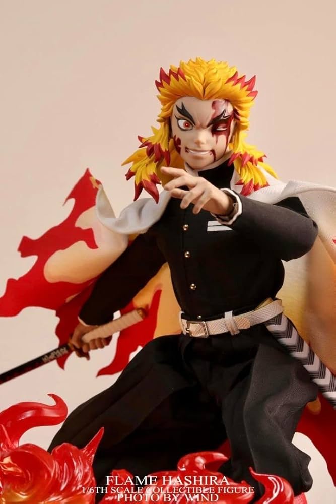 SNC SC-001鬼滅 炎柱 煉獄 1/6可動フィギュア Amazon.co.jp: 【Soosootoys SNC】 1/6 フィギュア FLAME